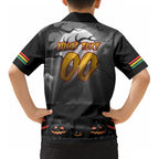 Custom Halloween Penrith Panthers Kid Hawaiian Shirt Spooky Australia Mascot Rugby
