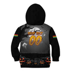 Custom Halloween Penrith Panthers Kid Hoodie Spooky Australia Mascot Rugby