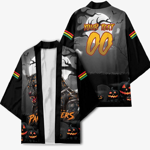 Custom Halloween Penrith Panthers Kimono Spooky Australia Mascot Rugby