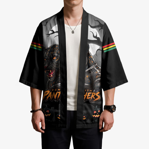 Custom Halloween Penrith Panthers Kimono Spooky Australia Mascot Rugby