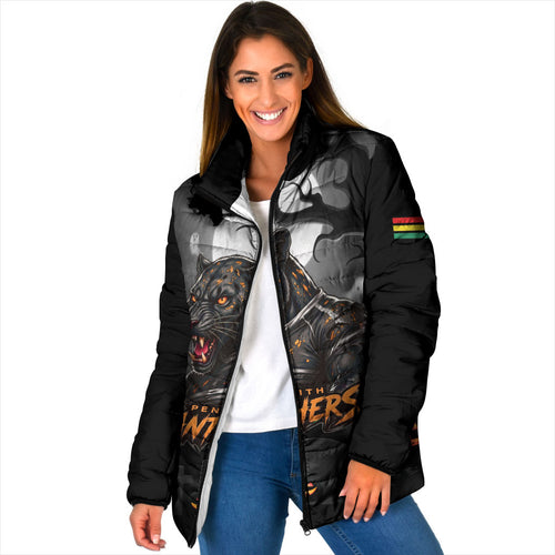 Custom Halloween Penrith Panthers Padded Jacket Spooky Australia Mascot Rugby