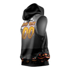 Custom Halloween Penrith Panthers Sleeveless Hoodie Spooky Australia Mascot Rugby