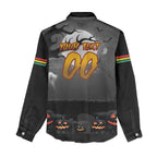 Custom Halloween Penrith Panthers Women Casual Shirt Spooky Australia Mascot Rugby