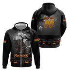 Custom Halloween Penrith Panthers Zip Hoodie Spooky Australia Mascot Rugby