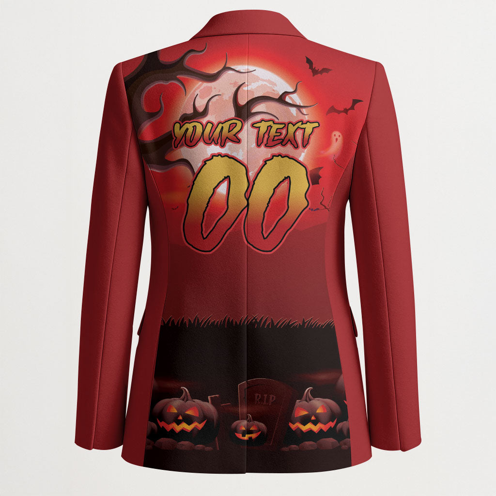 Custom Halloween Redcliffe Dolphins Blazer Spooky Australia Mascot Rugby