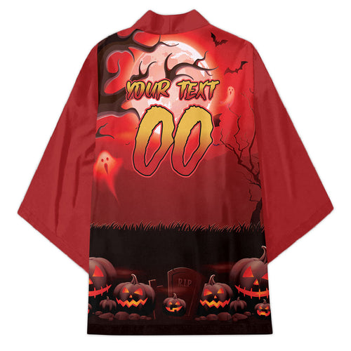 Custom Halloween Redcliffe Dolphins Kimono Spooky Australia Mascot Rugby