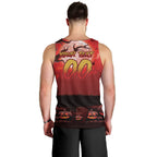 Custom Halloween Redcliffe Dolphins Men Tank Top Spooky Australia Mascot Rugby