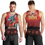 Custom Halloween Redcliffe Dolphins Men Tank Top Spooky Australia Mascot Rugby