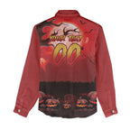 Custom Halloween Redcliffe Dolphins Women Casual Shirt Spooky Australia Mascot Rugby