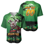 Custom Halloween South Sydney Rabbitohs Baseball Jersey Spooky Australia Mascot Rugby
