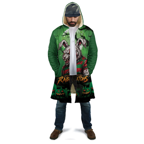 Custom Halloween South Sydney Rabbitohs Cloak Spooky Australia Mascot Rugby