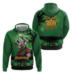 Custom Halloween South Sydney Rabbitohs Hoodie Spooky Australia Mascot Rugby
