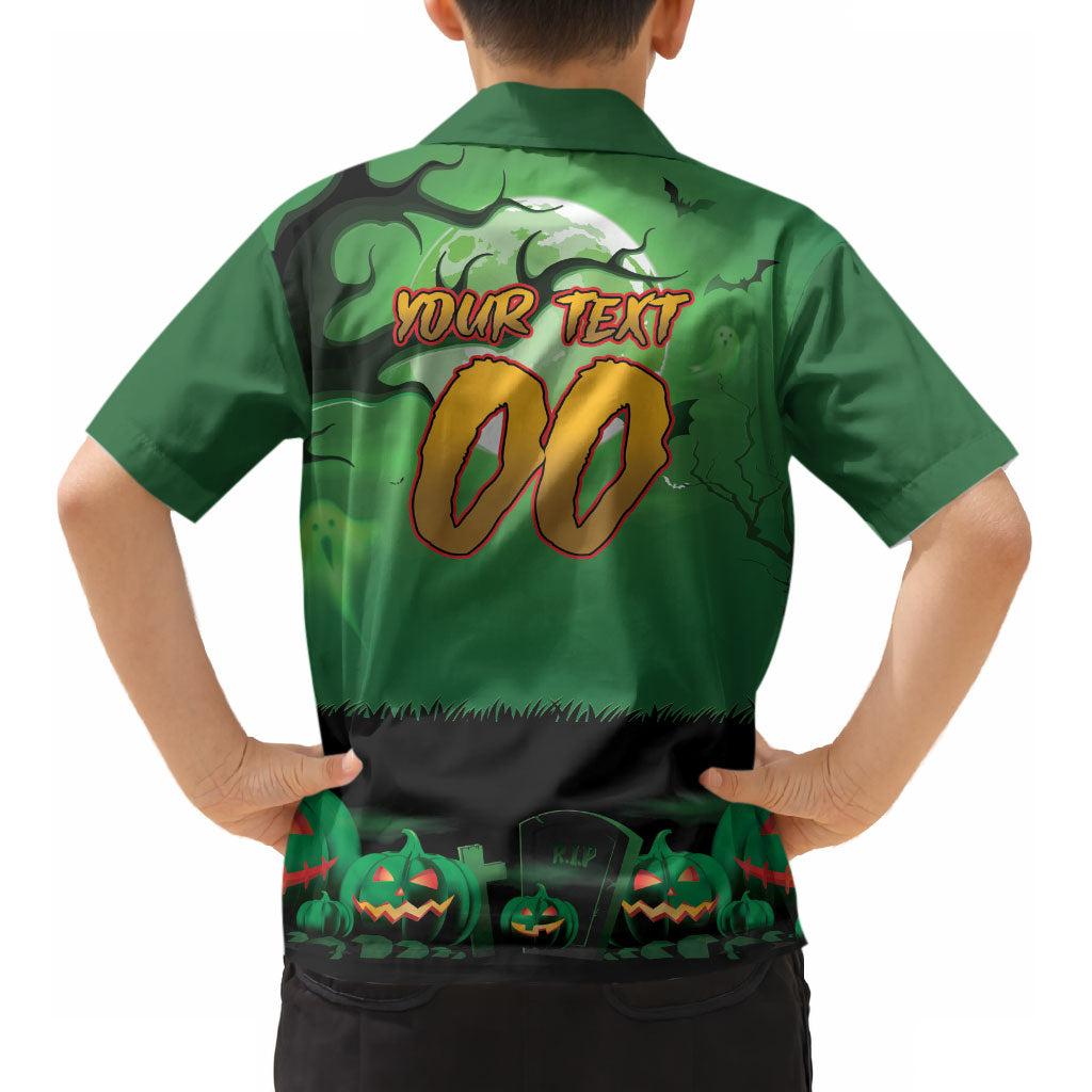 Custom Halloween South Sydney Rabbitohs Kid Hawaiian Shirt Spooky Australia Mascot Rugby