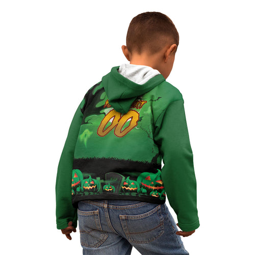 Custom Halloween South Sydney Rabbitohs Kid Hoodie Spooky Australia Mascot Rugby