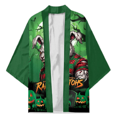 Custom Halloween South Sydney Rabbitohs Kimono Spooky Australia Mascot Rugby