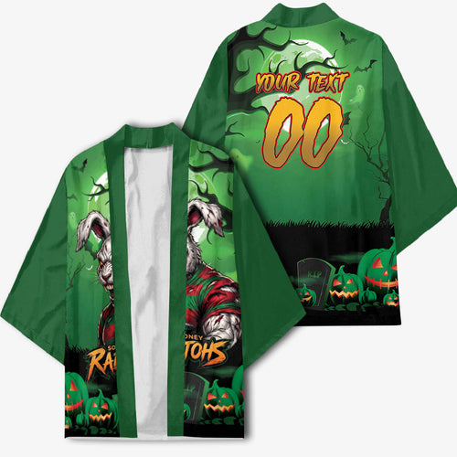 Custom Halloween South Sydney Rabbitohs Kimono Spooky Australia Mascot Rugby