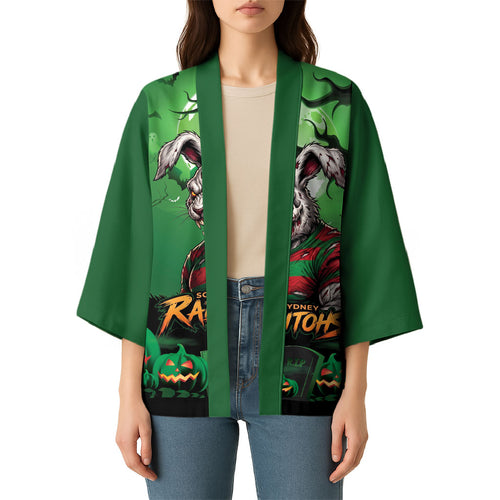 Custom Halloween South Sydney Rabbitohs Kimono Spooky Australia Mascot Rugby