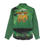 Custom Halloween South Sydney Rabbitohs Women Casual Shirt Spooky Australia Mascot Rugby