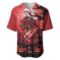 Custom Halloween St George Illawarra Dragons Baseball Jersey Spooky Australia Mascot Rugby