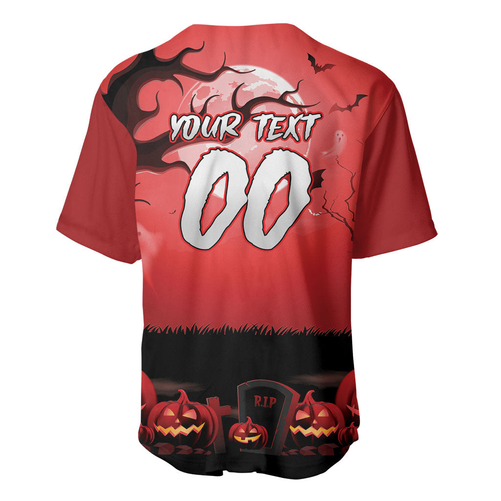 Custom Halloween St George Illawarra Dragons Baseball Jersey Spooky Australia Mascot Rugby