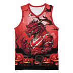 Custom Halloween St George Illawarra Dragons Basketball Jersey Spooky Australia Mascot Rugby