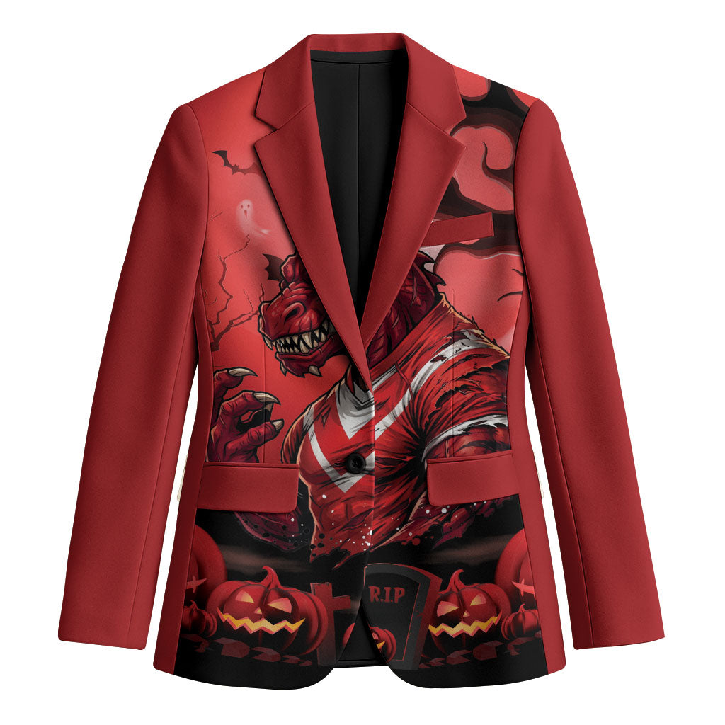 Custom Halloween St George Illawarra Dragons Blazer Spooky Australia Mascot Rugby