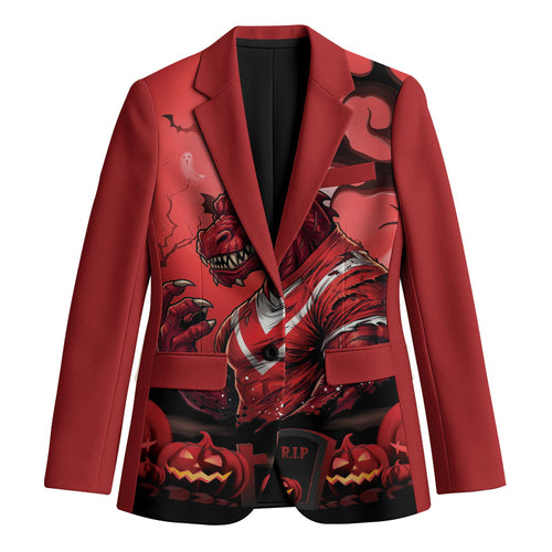 Custom Halloween St George Illawarra Dragons Blazer Spooky Australia Mascot Rugby