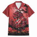 Custom Halloween St George Illawarra Dragons Hawaiian Shirt Spooky Australia Mascot Rugby