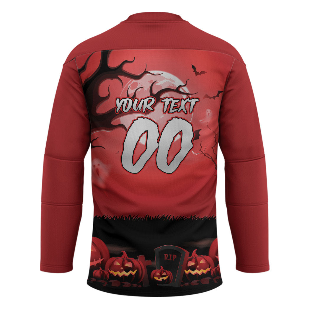 Custom Halloween St George Illawarra Dragons Hockey Jersey Spooky Australia Mascot Rugby