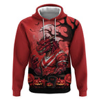 Custom Halloween St George Illawarra Dragons Hoodie Spooky Australia Mascot Rugby