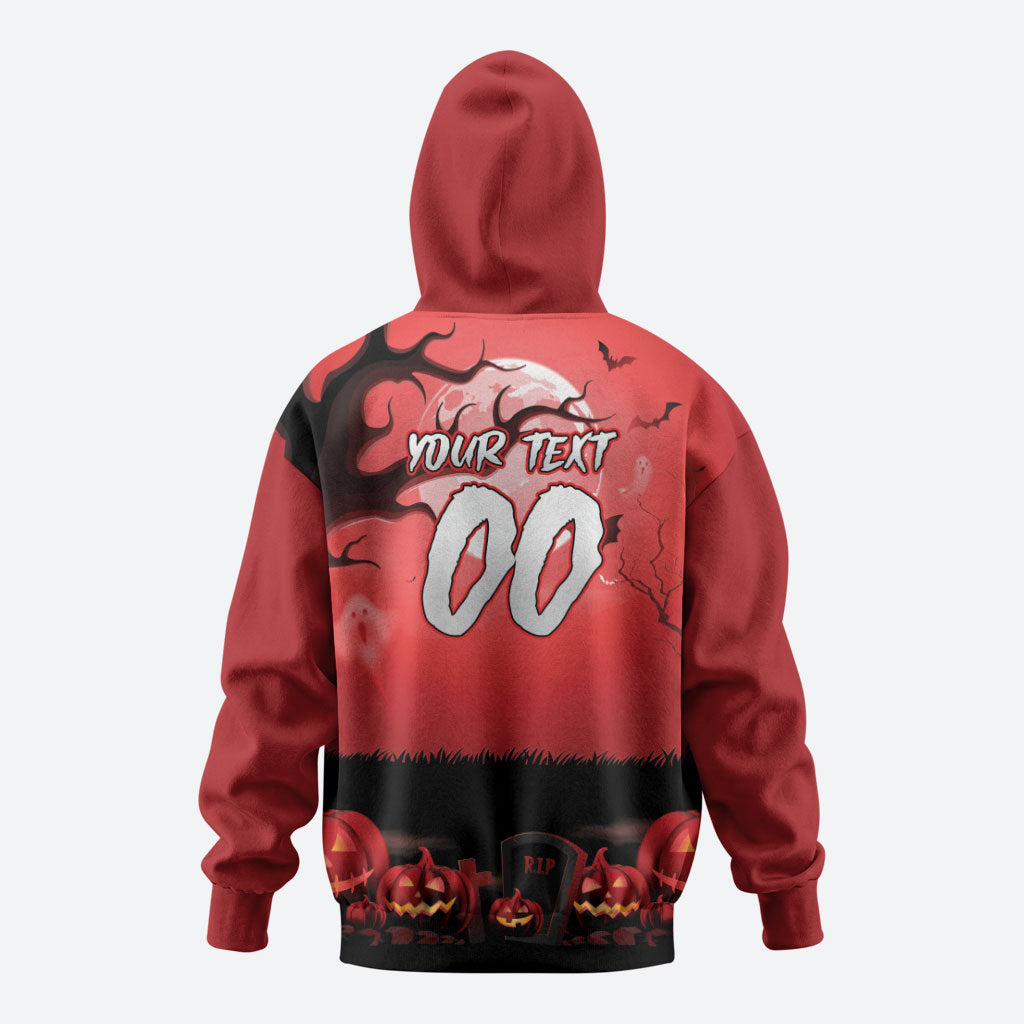 Custom Halloween St George Illawarra Dragons Hoodie Spooky Australia Mascot Rugby