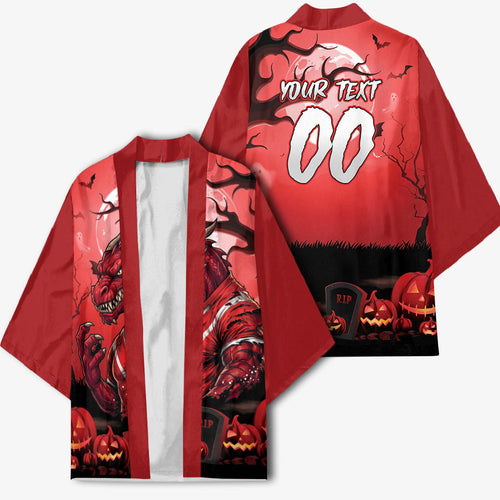 Custom Halloween St George Illawarra Dragons Kimono Spooky Australia Mascot Rugby