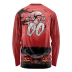 Custom Halloween St George Illawarra Dragons Long Sleeve Shirt Spooky Australia Mascot Rugby