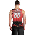 Custom Halloween St George Illawarra Dragons Men Tank Top Spooky Australia Mascot Rugby