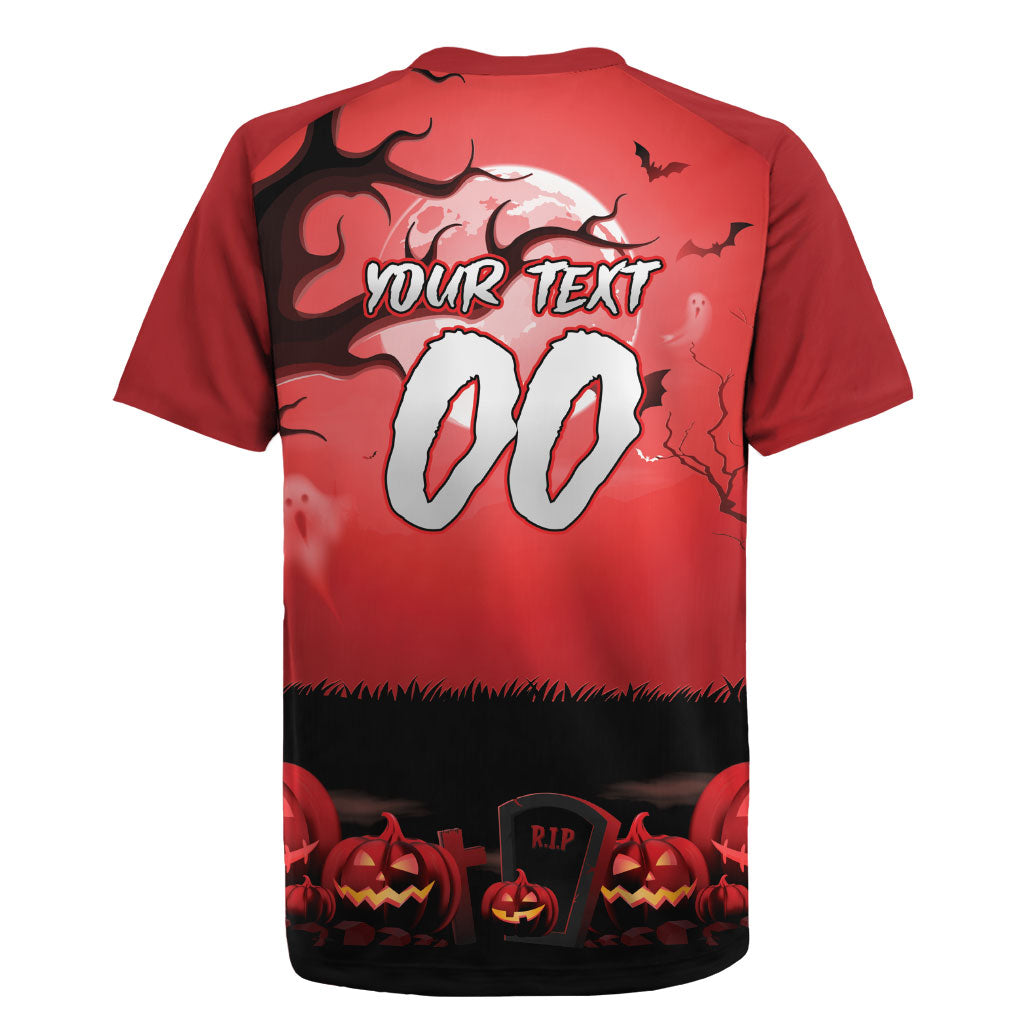 Custom Halloween St George Illawarra Dragons Rugby Jersey Spooky Australia Mascot Rugby