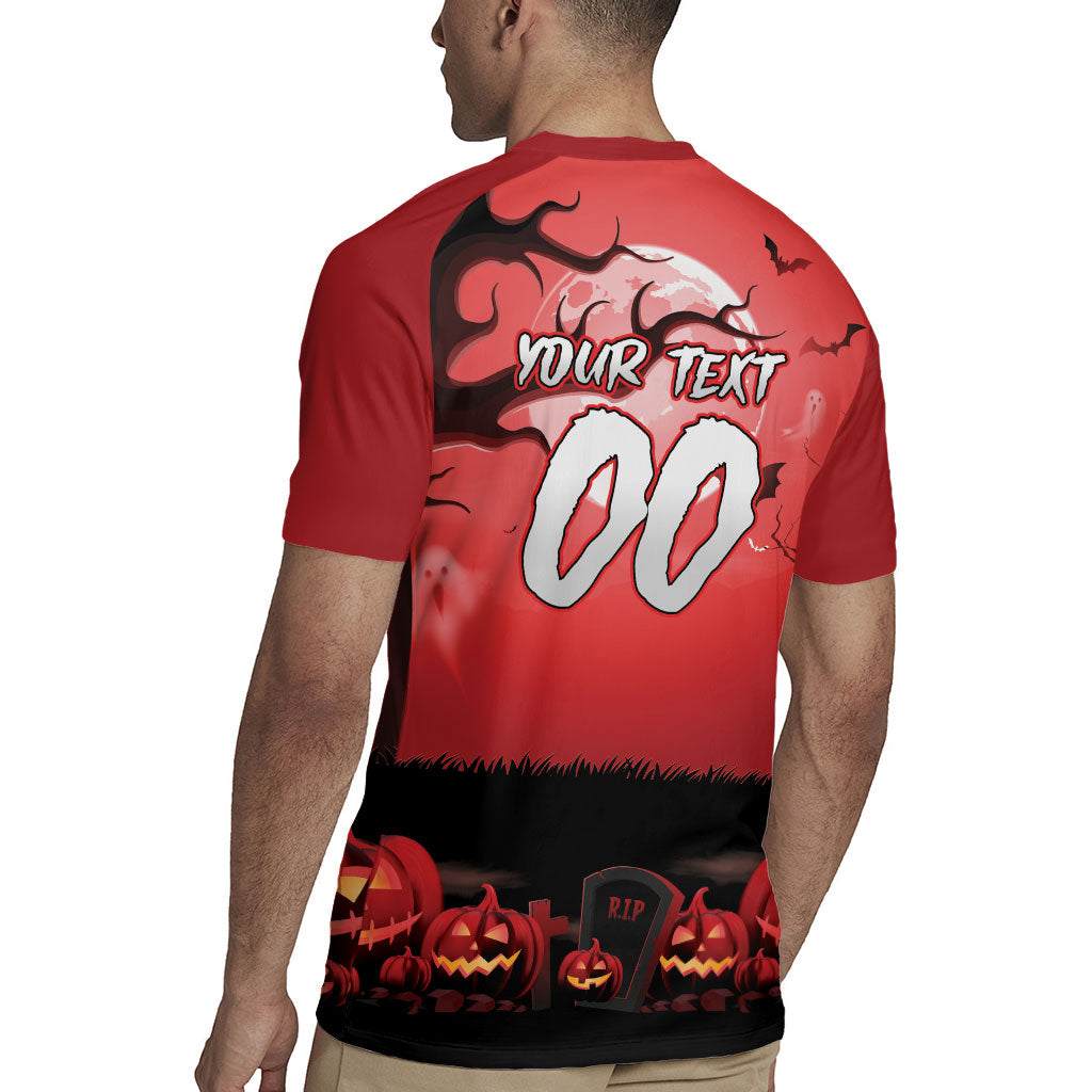 Custom Halloween St George Illawarra Dragons Rugby Jersey Spooky Australia Mascot Rugby