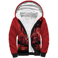 Custom Halloween St George Illawarra Dragons Sherpa Hoodie Spooky Australia Mascot Rugby
