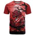 Custom Halloween St George Illawarra Dragons T Shirt Spooky Australia Mascot Rugby