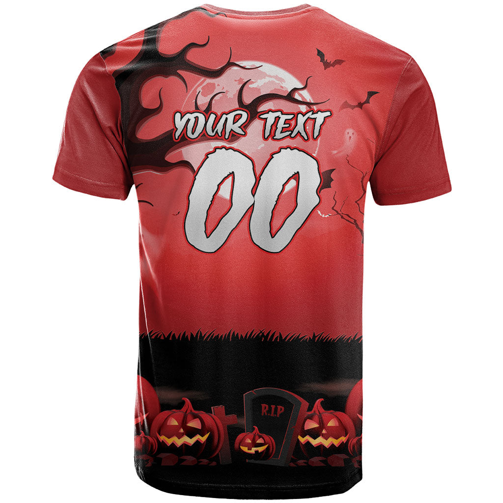 Custom Halloween St George Illawarra Dragons T Shirt Spooky Australia Mascot Rugby