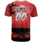 Custom Halloween St George Illawarra Dragons T Shirt Spooky Australia Mascot Rugby