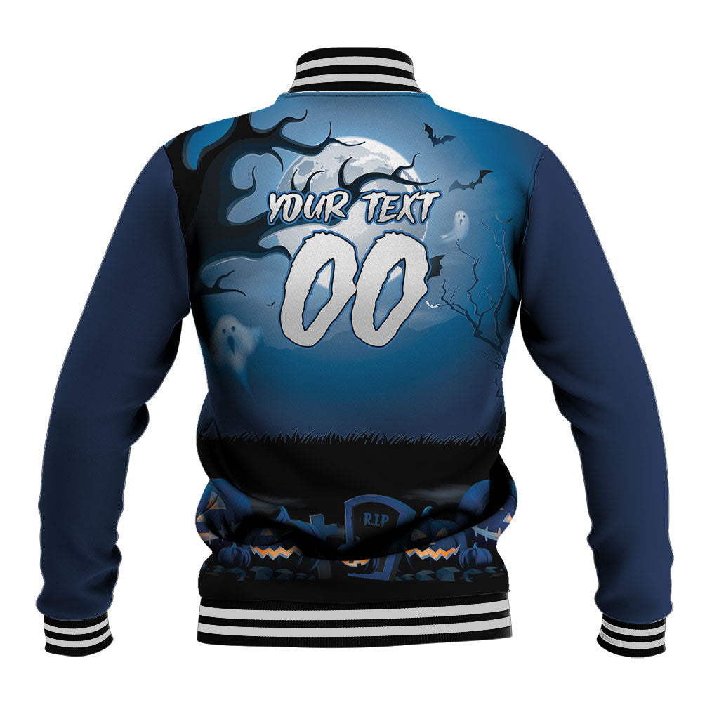 Custom Halloween Sydney Roosters Baseball Jacket Spooky Australia Mascot Rugby