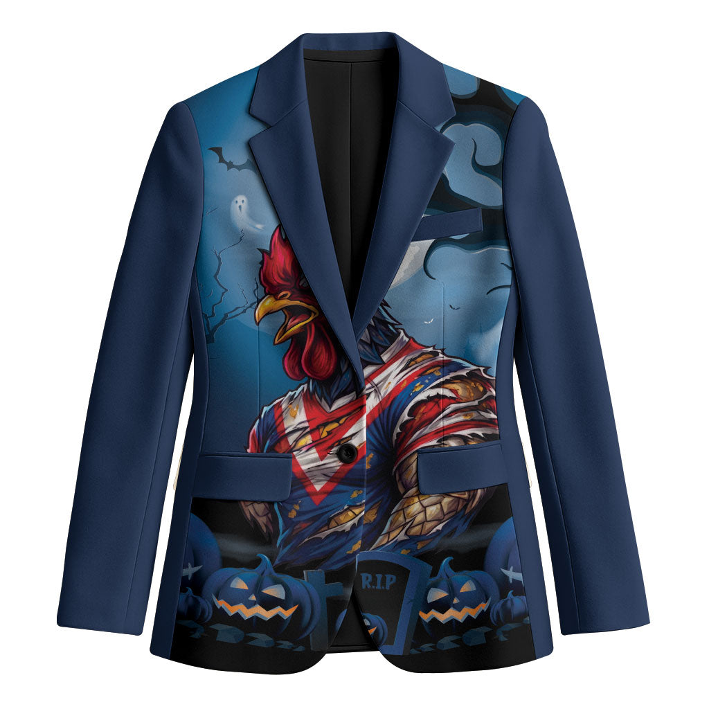 Custom Halloween Sydney Roosters Blazer Spooky Australia Mascot Rugby