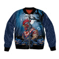 Custom Halloween Sydney Roosters Bomber Jacket Spooky Australia Mascot Rugby
