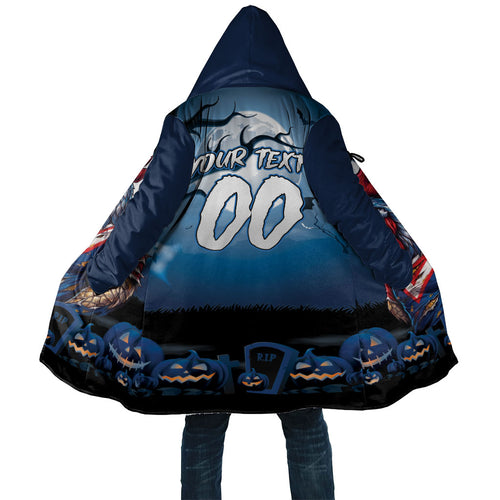 Custom Halloween Sydney Roosters Cloak Spooky Australia Mascot Rugby