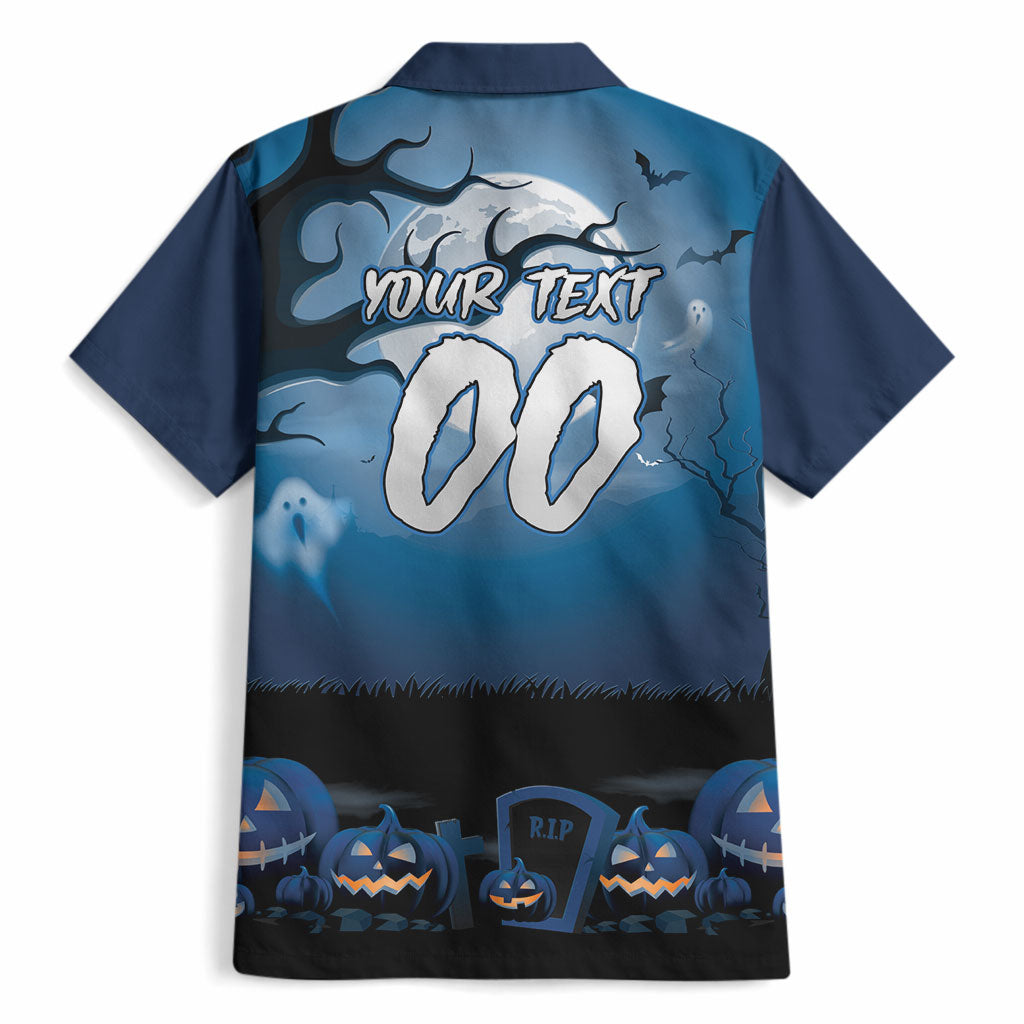 Custom Halloween Sydney Roosters Hawaiian Shirt Spooky Australia Mascot Rugby