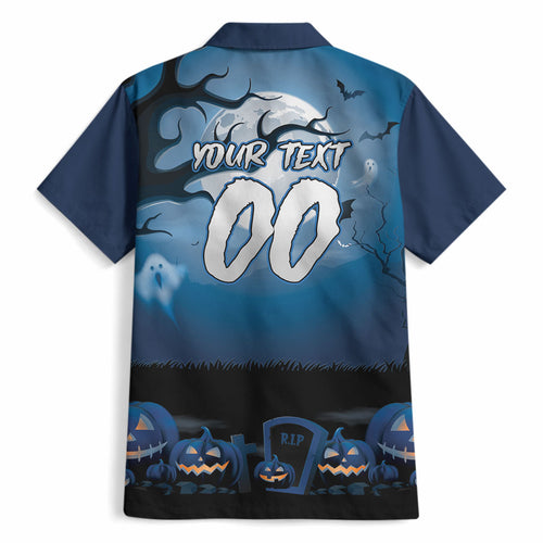 Custom Halloween Sydney Roosters Hawaiian Shirt Spooky Australia Mascot Rugby