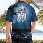 Custom Halloween Sydney Roosters Hawaiian Shirt Spooky Australia Mascot Rugby