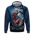 Custom Halloween Sydney Roosters Hoodie Spooky Australia Mascot Rugby