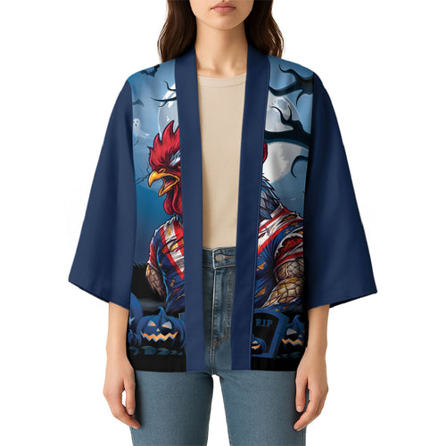 Custom Halloween Sydney Roosters Kimono Spooky Australia Mascot Rugby