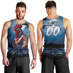 Custom Halloween Sydney Roosters Men Tank Top Spooky Australia Mascot Rugby
